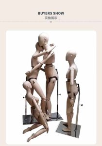 Beech Wood Mannequins, Buyers Show, Dynamic Posing, Flexible Joints