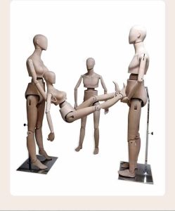 Beech Wood Mannequin Series, Extreme Dynamic Posing, Fully Articulated Joints