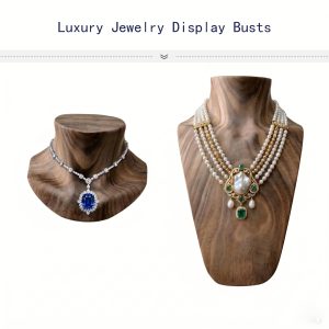 Luxury Jewelry Display Busts with Necklaces
