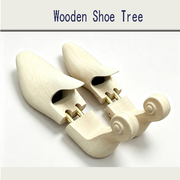 Adjustable Solid Wood Shoe Tree, Carved Wooden Shoe Last
